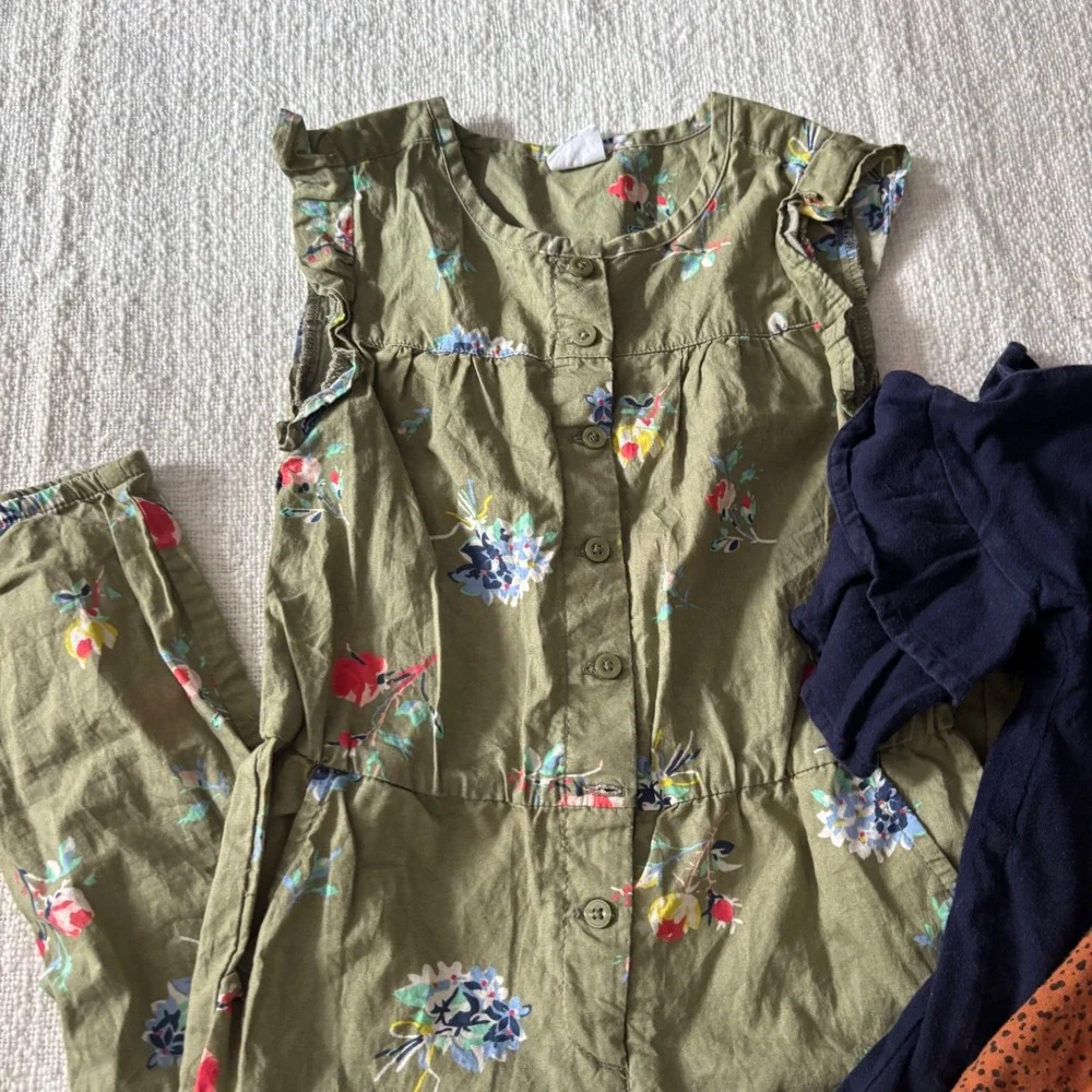 Gap Kids Baby Gap 5T XS Clothing Lot Denim Jacket Jumpsuit Floral Animal Print
